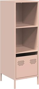 vidaXL Dulap înalt, roz, 35x39x103,5 cm, oțel