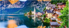 Tablou - Sat alpin (120x50 cm)