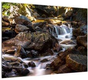 Tablou cu râul pietros (70x50 cm), în 40 de alte dimensiuni noi