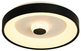 Plafoniera LED design modern Polka negru