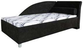 Pat de o persoană 90 cm Pearline Plus (cu somiere, fără saltele) (D). 774155