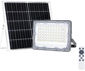 Proiector LED solar FOCUS 60W/10000mAh 3,2V 6000K IP65 + telecomandă