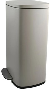 Coș de gunoi cu pedală soft-close Spirella Akira 50 l, gri-maro mat, 50 l