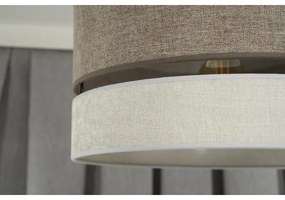 Lustră aplicată Duolla DOUBLE 1xE27/15W/230V d. 40 cm maro/gri