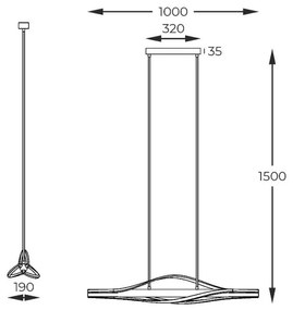 Lustra suspendata LED design modern BAEZ