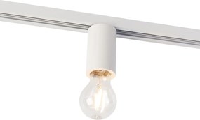 Dulap E27 cu suspensie pe șină pentru șină monofazată alb - Jeana