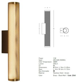 Aplica LED design decorativ modern Hilda