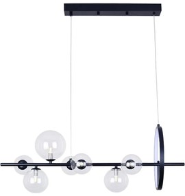 Lustră LED pe cablu HYBRID LED/15W/230V + 7xG9/6W 4000K negru