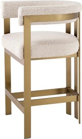 Scaun de bar design LUX, Counter Stool Clubhouse crem