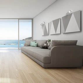 Spot de perete DANTE 1xGU10/25W/230V alb/crom lucios