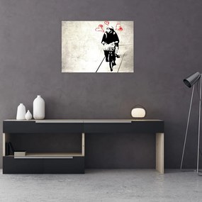 Tablou pe sticlă - Un sentiment de libertate (70x50 cm)