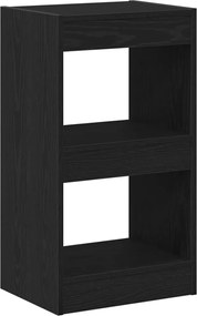vidaXL Dulap pentru cărți Stejar Negru 40 x 30 x 71,5 cm Lemn compozit