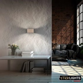 Briloner 3878011 - Aplică de perete LED reîncărcabilă cu senzor CHAT, LED/3W/5V, 2000 mAh, bej