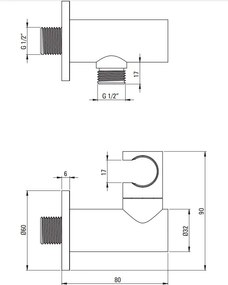 ARNICA Set de duș cu pipa umplere cada NAC_Z9QA