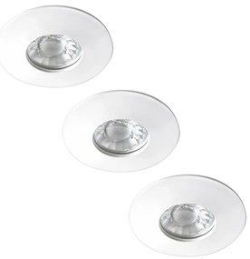 Rabalux 1078 - SET 3xLED Lampă încastrată baie RANDY 3xLED/4W/230V