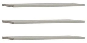 Set de 3 polițe TIRO, gri