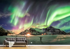 Tapet Premium Canvas - Aurora Boreala 2
