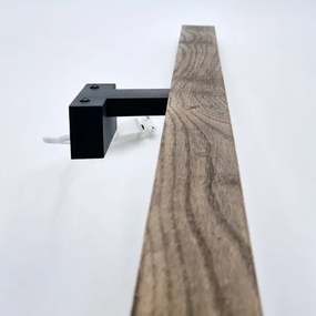 Aplică LED pentru oglindă Brilagi WOODY MIRROR LED/15W/230V IP44 stejar/negru