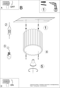 Brilagi - Spot SFERA 1xGU10/10W/230V Ø 10 cm crem