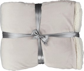 Pătură cu două feţe, alb, 205x220, ANKEA TYP 2