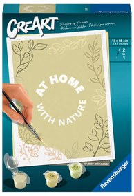 CREART PICTURA PE NUMERE PENTRU COPII AT HOME WITH NATURE - RAVENSBURGER (RVSPBN23609)