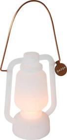 Lampă de masă reîncărcabilă 22 cm IP44 alb - Storm Mini