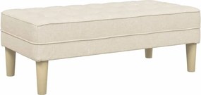 vidaXL bancă cu pernă in 113 x 57 x 39 cm țesătură