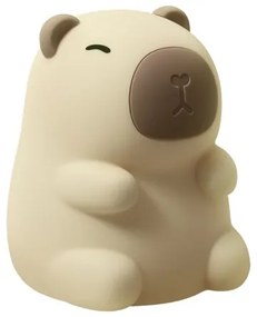 KAPYBARA Lampă de veghe pentru copii LED RGBW reîncărcabilă, reglabilă, LED/0,45W/5V 800 mAh