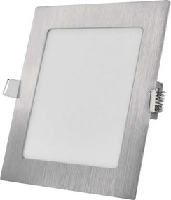 Corp de iluminat LED încastrat NEXXO LED/12,5W/230V 3000/3500/4000K argintiu 17x17 cm