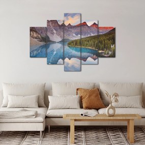 Tablou - Peisaj montan din Canada (150x105 cm)