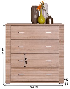 Scrin tip 11, stejar sonoma, GRAND