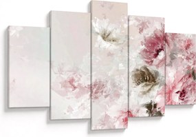Tablou - Pictura flori roz (150x105 cm)