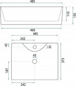 Lavoar pe blat Basaro Ceres alb