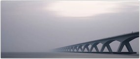 Tablou - Podul în ceață (120x50 cm)
