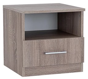 Noptieră Miami 1 sertar 40x40 cm stejar York-stejar York