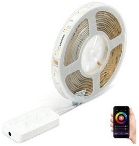 Bandă LED RGBW Aigostar 5m MESH LED/24W/230V 2700-6500K + telecomandă