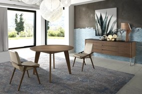 Comoda eleganta design LUX Walnut/Black AC-191-M