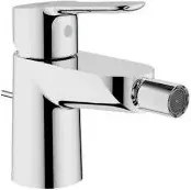 Baterie bideu Grohe BauEdge crom lucios