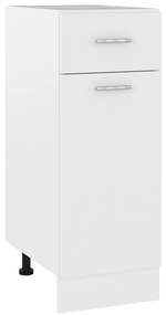 vidaXL Dulap inferior cu sertar “Lyon”, alb, 30x46x81,5 cm