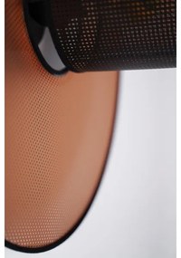 Aplică TOKYO Duolla SHINY 1xE27/15W/230V d. 50 cm cupru/negru