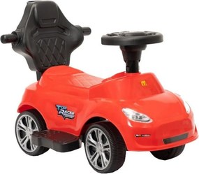 Masinuta copii si bebe NOVOKIDS™ Top Racer, Cu melodii si lumini, Maner de impins pentru parinti detasabil, Functie trotineta fara pedale, Pentru
