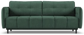 Canapea extensibila Haidi cu tapiterie din tesatura structurala, verde