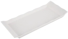 Tavă de servit Orion Retro alb, 29,5 x 13 cm