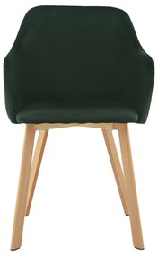Zondo Scaun de sufragerie Talira (verde + fag). 809575