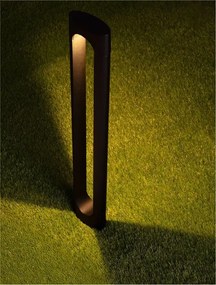 Stalp LED exterior din aluminiu antracit IP65 Dira H-65cm