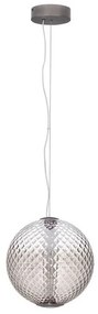 Lustra, Pendul LED, Sticla Maro Inchis, AORA, NVL-9191245