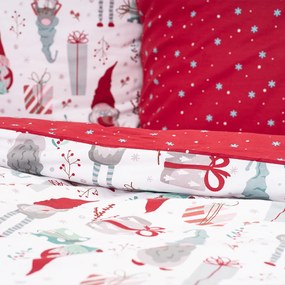 Lenjerie de pat din bumbac 4Home Christmas Elf,140 x 200 cm, 70 x 90 cm