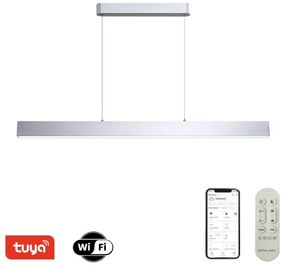 Brilagi-LED Setabilit lustră SLEEKLINE SMART LED/40W/230V Wi-Fi Tuya argintiu+DO