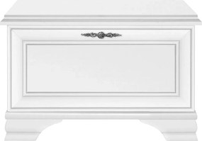 Pantofar IDENTO B, alb, PAL, 80x35x50 cm