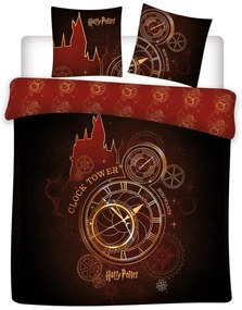Harry Potter Clock Tower dublu, dublu cuvertură de pat 240×220cm, 65x65 cm